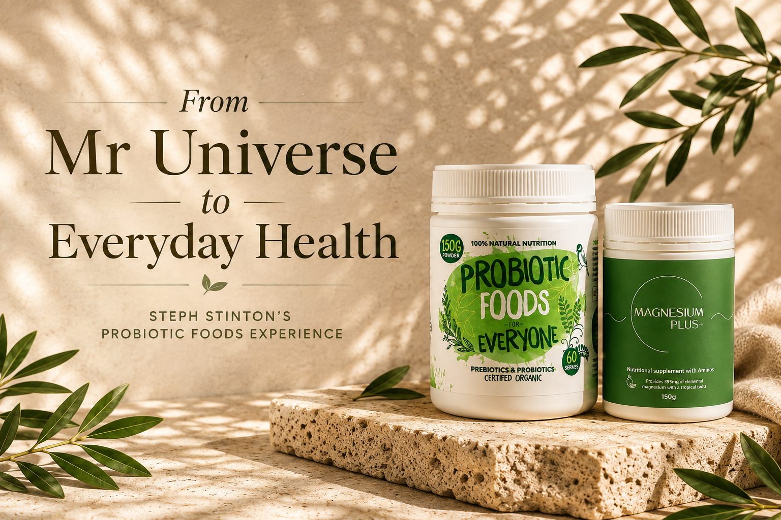 Probiotic Foods wholefood probiotic and magnesium supporting nutrition, performance and everyday wellbeing.