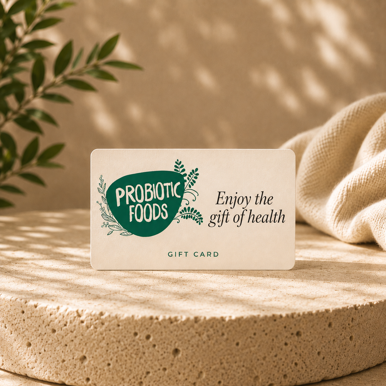 Probiotic Foods Gift Card