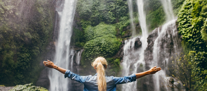 walk in nature to absorb beneficial bacteria