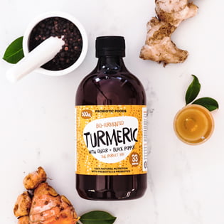 Bio-fermented Turmeric Probiotic Foods